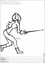 coloriage-escrime-1